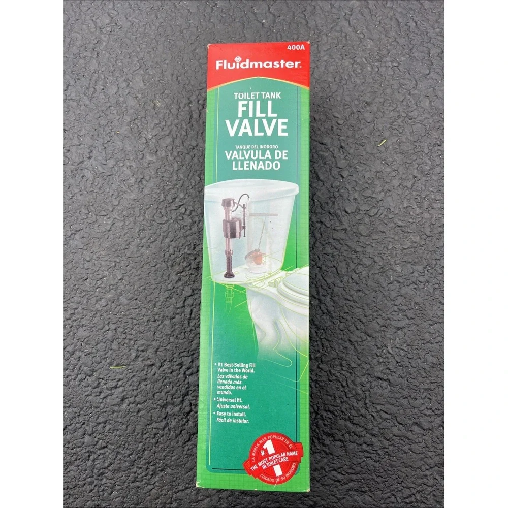 Fluidmaster 400A Universal Toilet Fill Valve Kit -‎ Easy To Install - New In Box